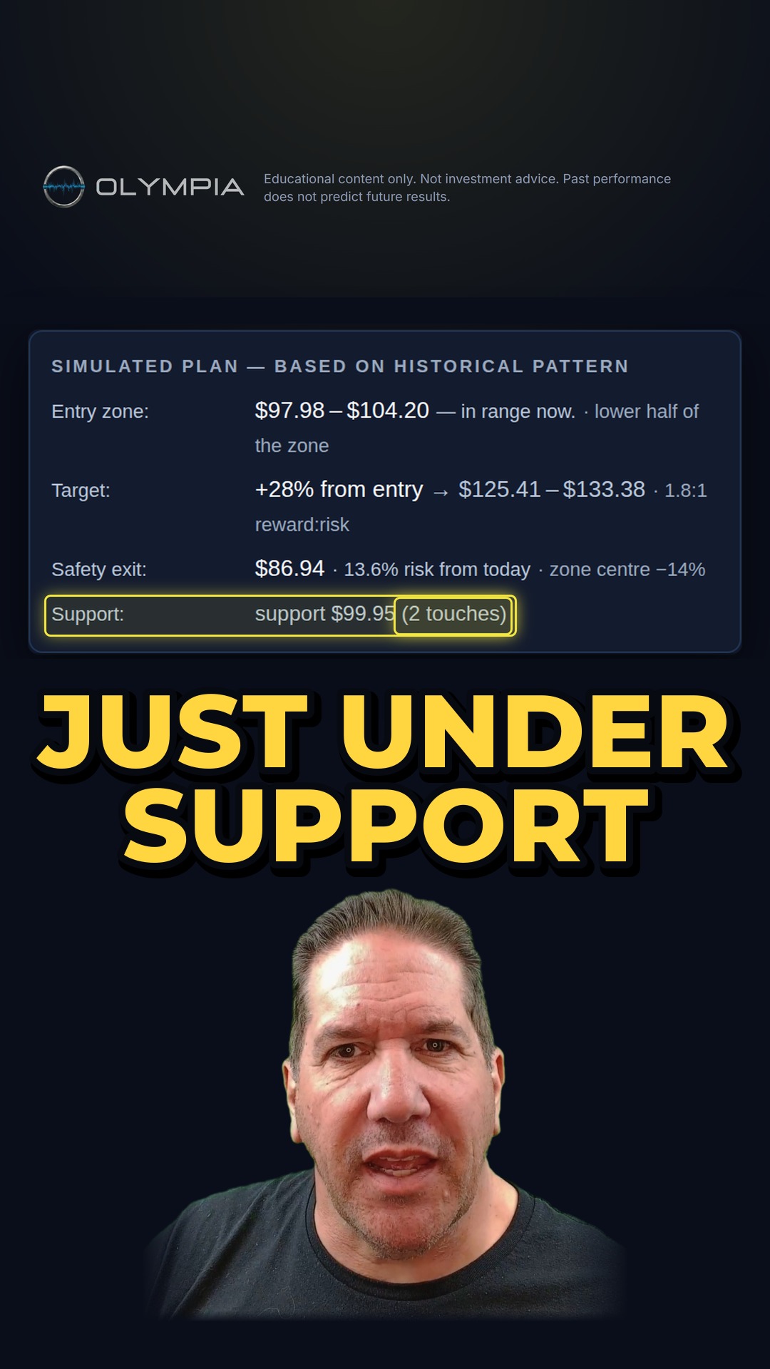 Video thumbnail: A stop just under support — let the floor do the work